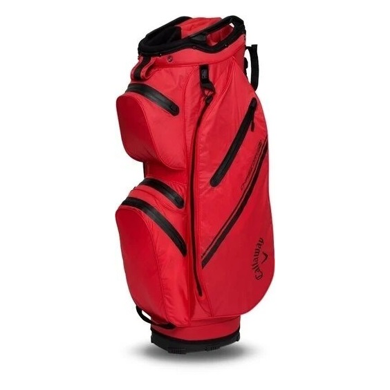 Callaway Chase Dry 14 Cartbag, rot/schwarz