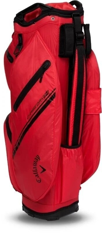 Callaway Chase Dry 14 Cartbag, rot/schwarz