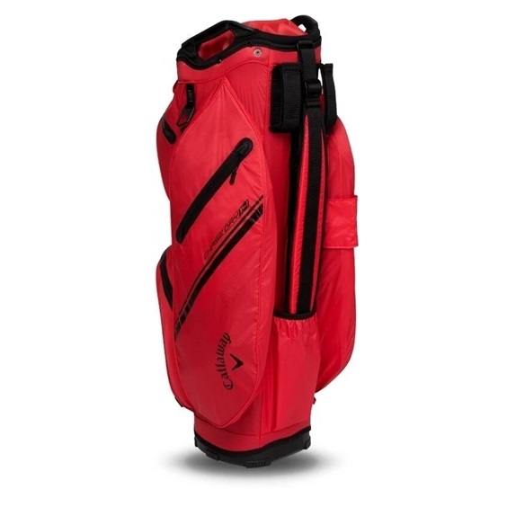 Callaway Chase Dry 14 Cartbag, rot/schwarz