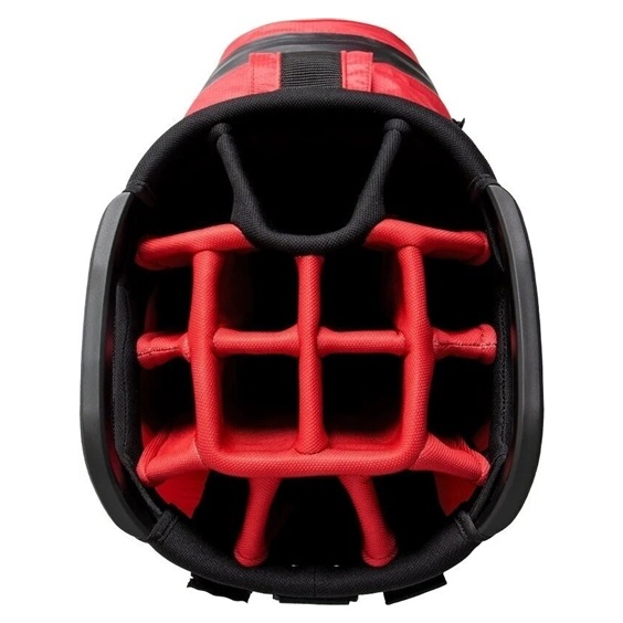 Callaway Chase Dry 14 Cartbag, rot/schwarz