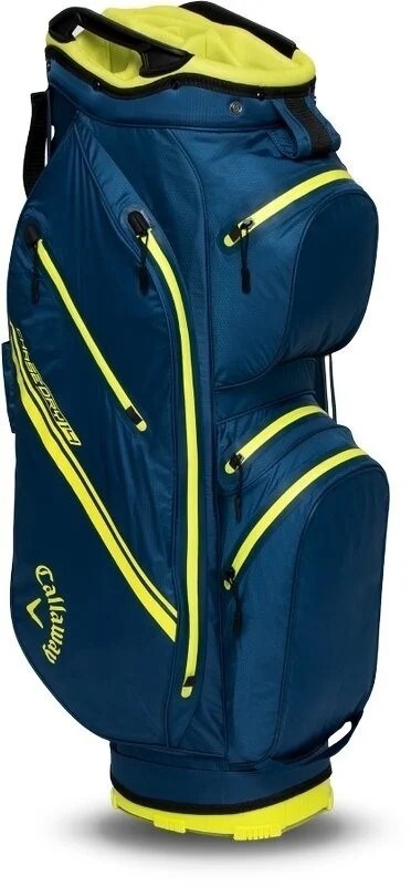 Callaway Chase Dry 14 Cartbag, navy/flo/yellow