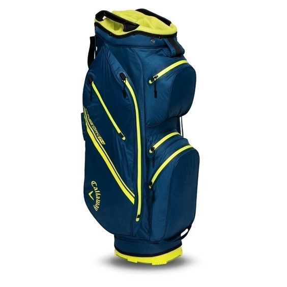 Callaway Chase Dry 14 Cartbag, navy/flo/yellow