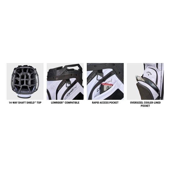 Callaway ORG 14 HD cart bag, schwarz/rosa