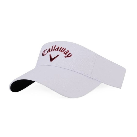 Callaway Liquid metal golf visor, weiss/rot