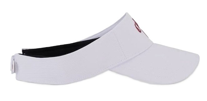 Callaway Liquid metal golf visor, weiss/rot