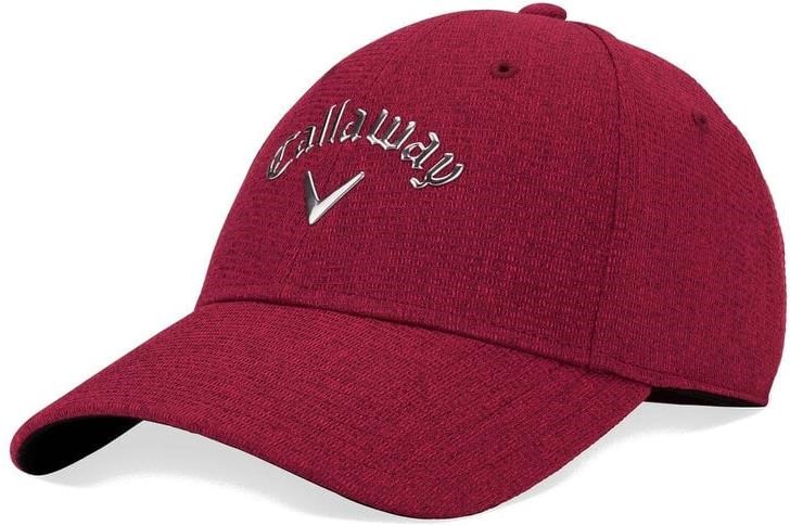 Callaway Liquid Metal Damen Cap, rot/silber