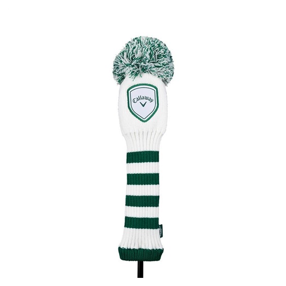 Callaway Pom Pom Driver Headcover, weiss/grün