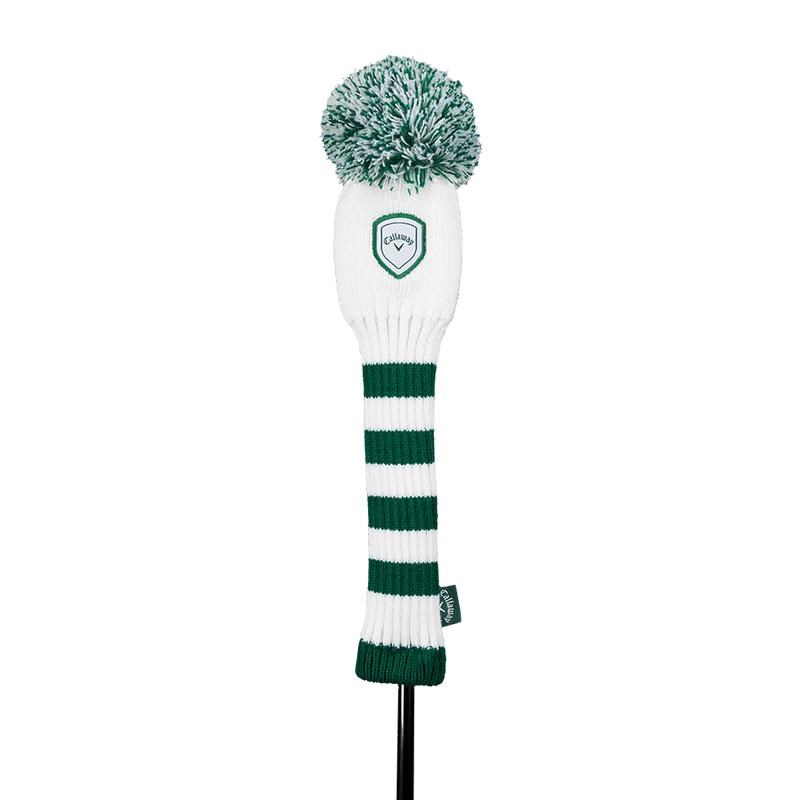 Callaway Pom Pom Hybrid Headcover, weiss/grün