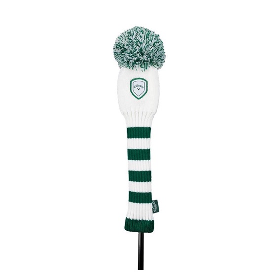 Callaway Pom Pom Hybrid Headcover, weiss/grün
