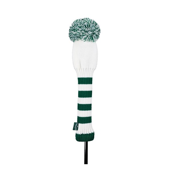 Callaway Pom Pom Hybrid Headcover, weiss/grün