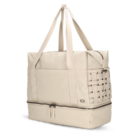 Ogio Rise Weekender Duffel 36L Bag, vanilla creme