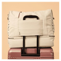 Ogio Rise Weekender Duffel 36L Bag, vanilla creme