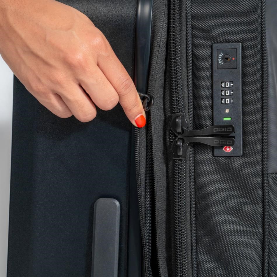 Ogio Pace Pro Hybrid Checked 74L Gepäckstück, schwarz