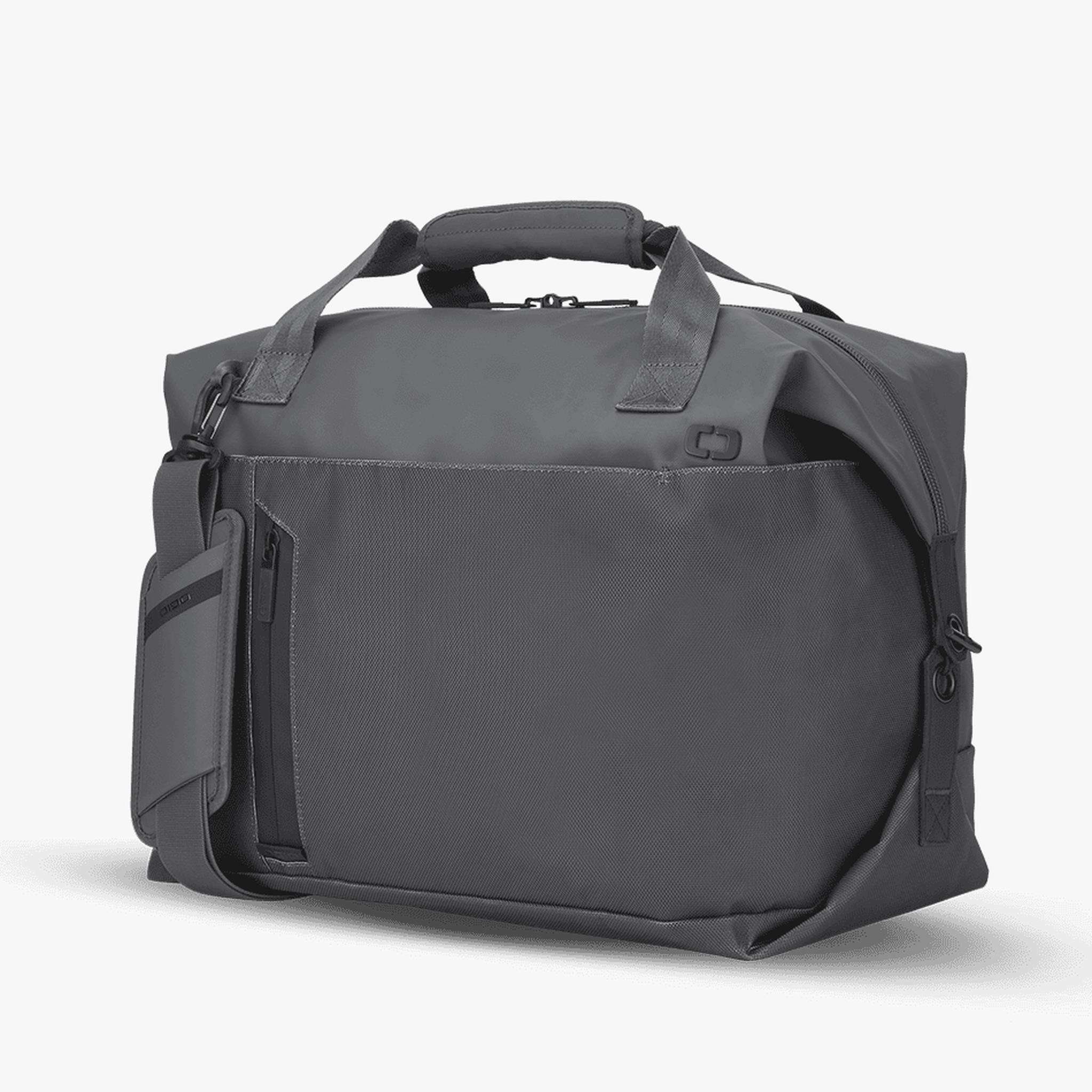 Ogio Pace Pro 42L Duffel Pack, grey pinstripe