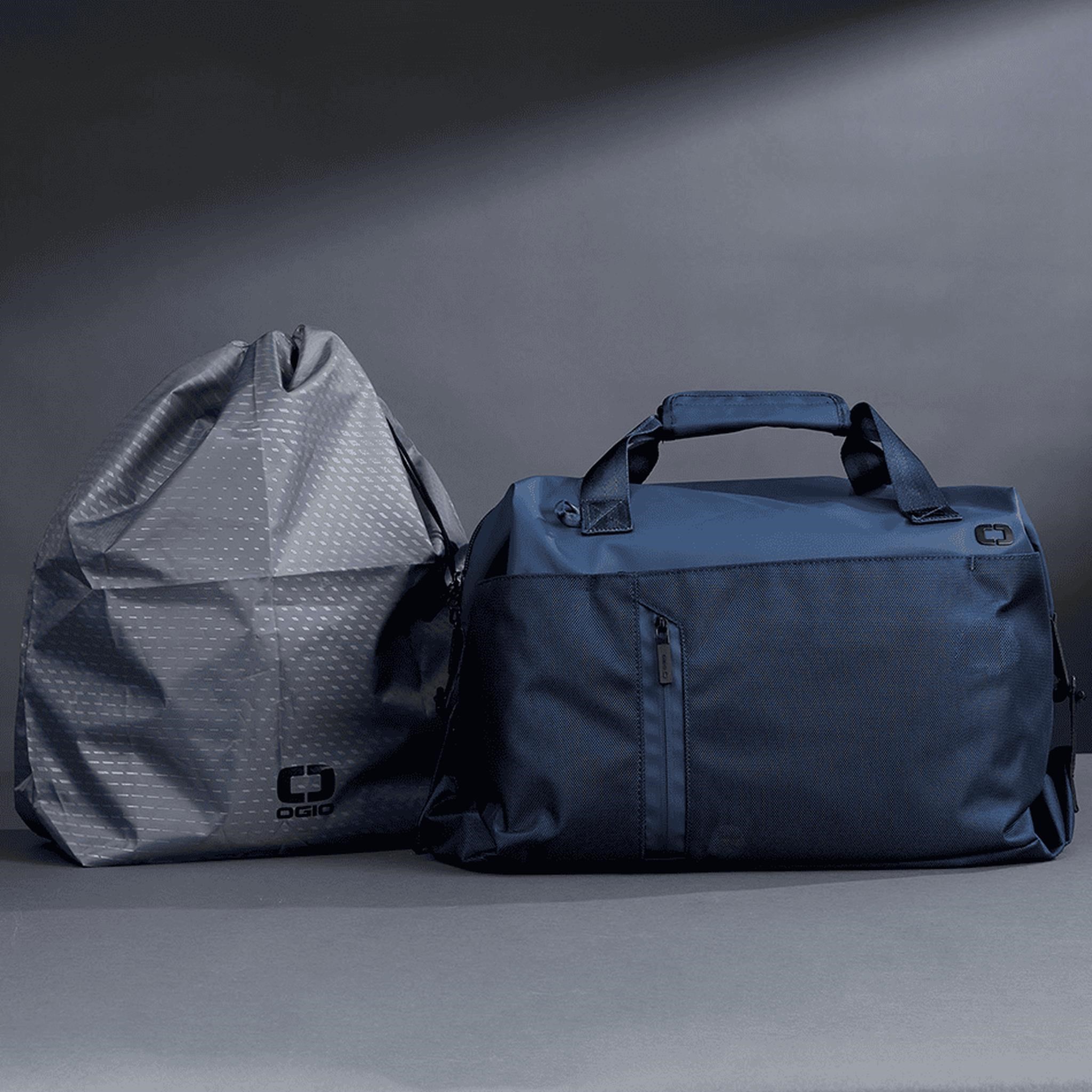 Ogio Pace Pro 42L Duffel Pack, grey pinstripe