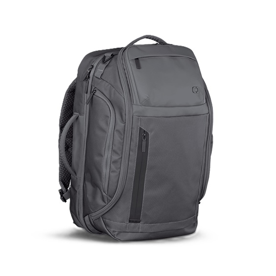 Ogio Pace Pro Max 45L Travel Pack, grey pinstripe
