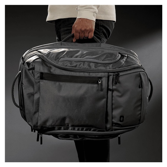 Ogio Pace Pro Max 45L Travel Pack, grey pinstripe