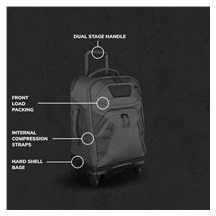 Ogio Renegade 22" 4-Wheel Travel 33L Reisetasche, titanium