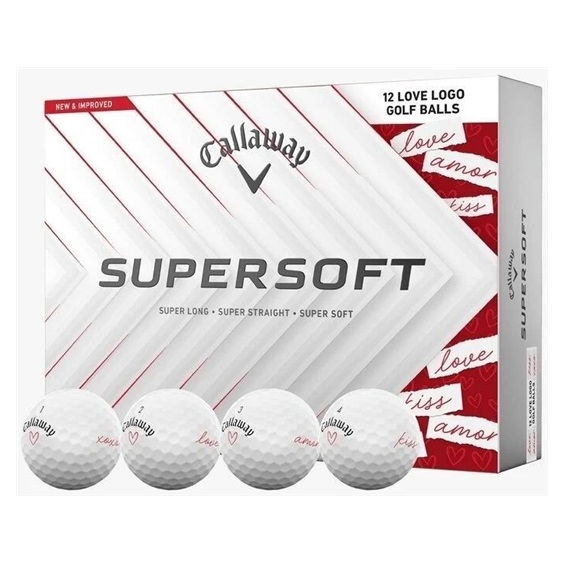 LIMITED - Callaway Supersoft LOVE Golfbälle