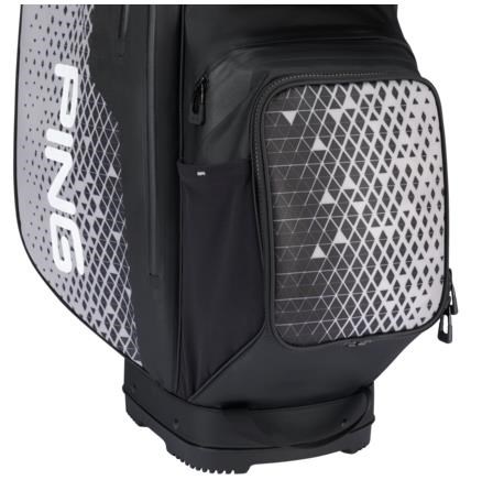 Ping Pioneer Monsoon Cartbag, schwarz/grau