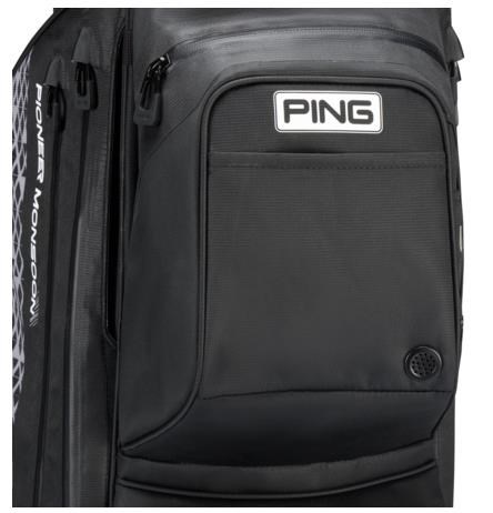 Ping Pioneer Monsoon Cartbag, schwarz/grau