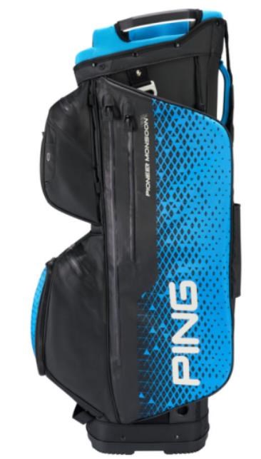 Ping Pioneer Monsoon Cartbag, schwarz/blau