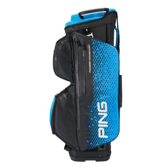 Ping Pioneer Monsoon Cartbag, schwarz/blau