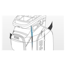 Ping Traverse Cartbag, schwarz