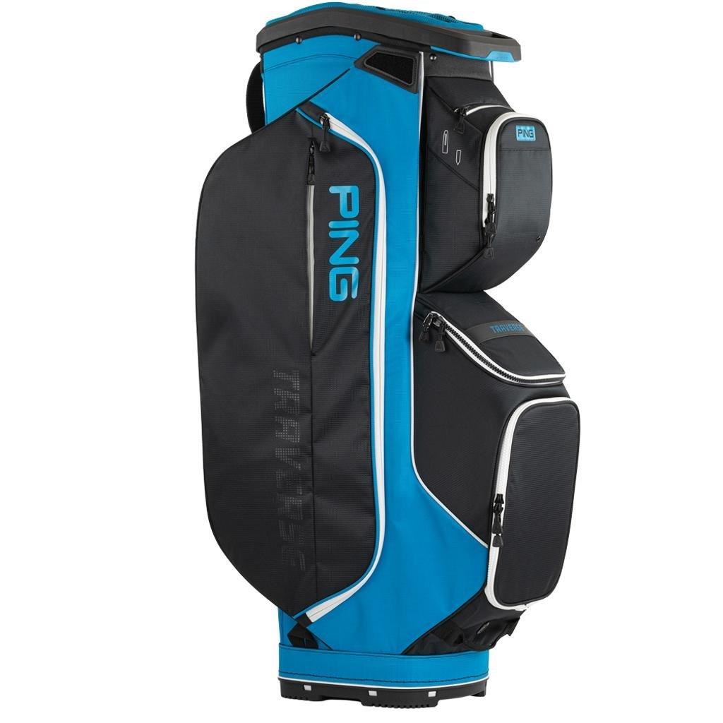 Ping Traverse Cartbag, schwarz/blau