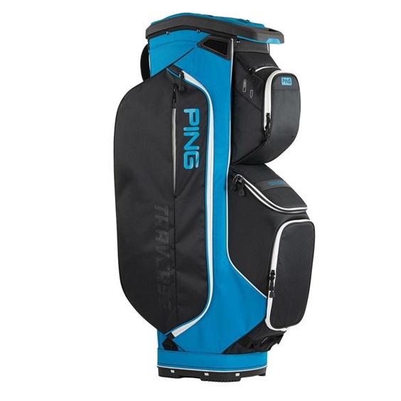 Ping Traverse Cartbag, schwarz/blau