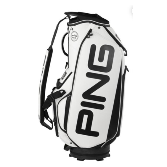 Ping Tour Staff 243 Cartbag, schwarz/weiss