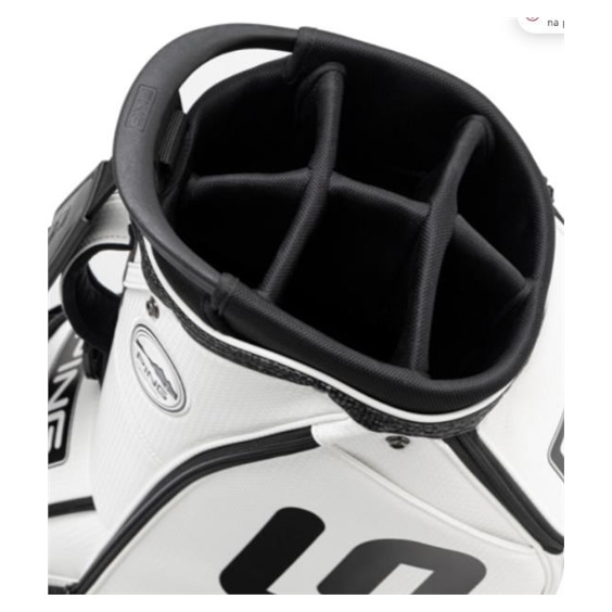 Ping Tour Staff 243 Cartbag, schwarz/weiss
