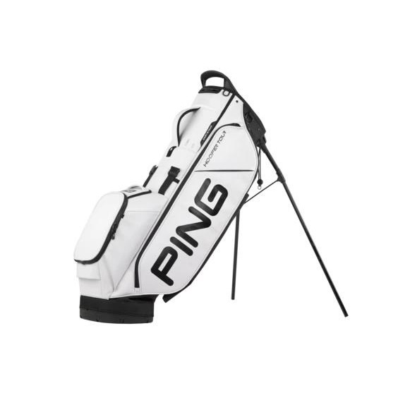 Ping Hoofer Tour Standbag, weiss/schwarz