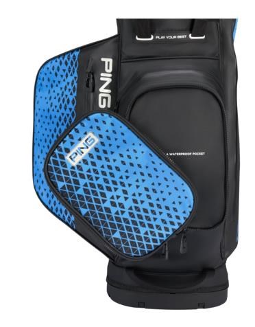 Ping Hoofer Monsoon Standbag, schwarz/blau
