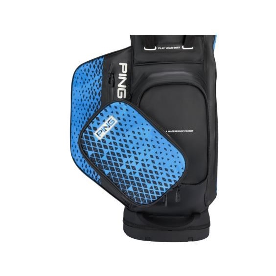 Ping Hoofer Monsoon Standbag, schwarz/blau