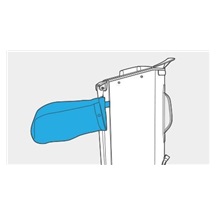 Ping Hoofer Monsoon Standbag, schwarz/blau