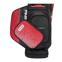 Ping Hoofer Monsoon Standbag, schwarz/rot