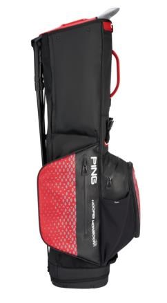 Ping Hoofer Monsoon Standbag, schwarz/rot
