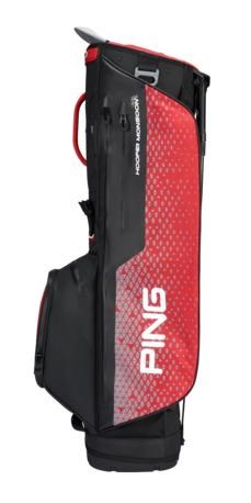 Ping Hoofer Monsoon Standbag, schwarz/rot