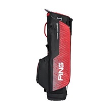 Ping Hoofer Monsoon Standbag, schwarz/rot