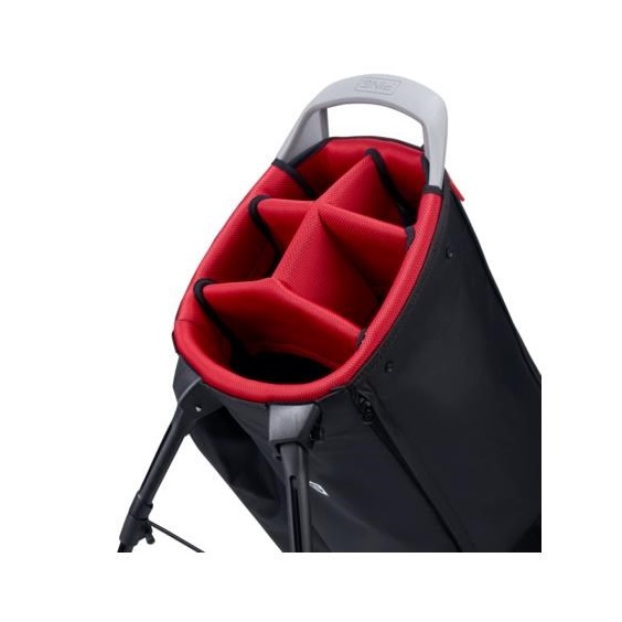 Ping Hoofer Monsoon Standbag, schwarz/rot