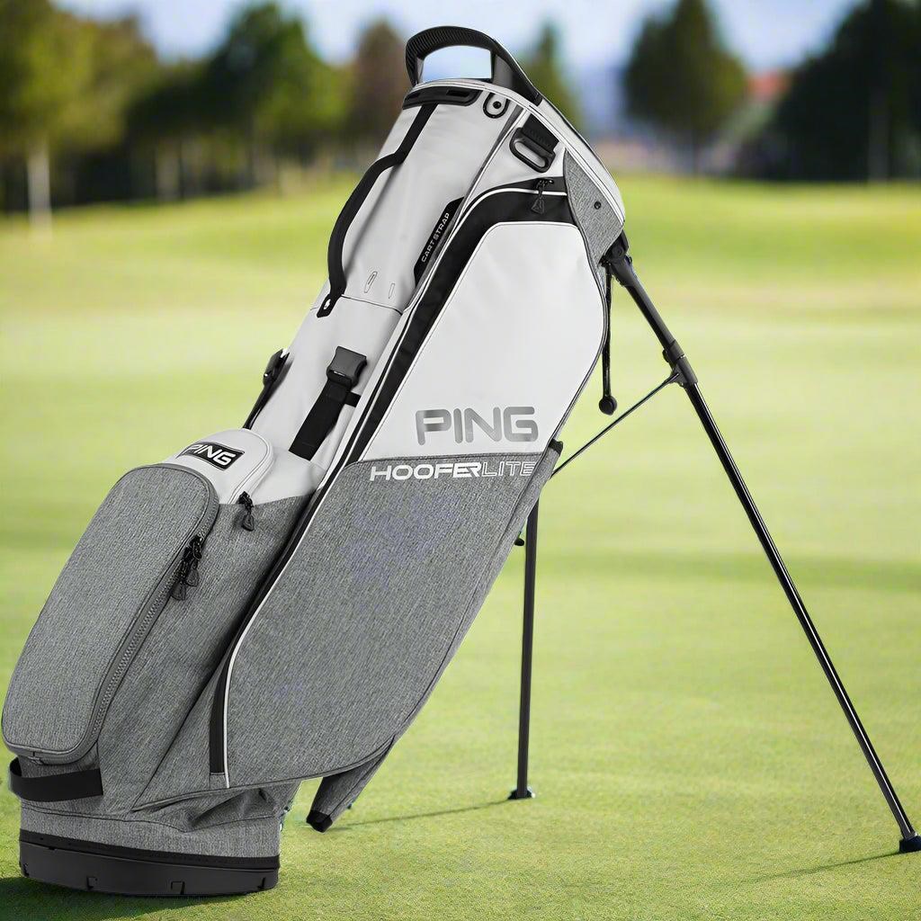 Ping Hoofer Lite Standbag, heather grey/platinum/black