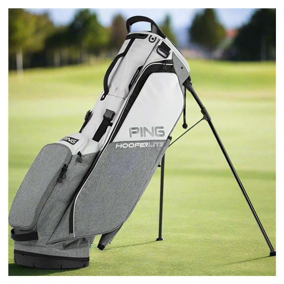 Ping Hoofer Lite Standbag, heather grey/platinum/black