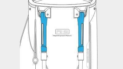Ping Hoofer Lite Standbag, rot/schwarz