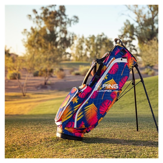 Limited Edition - Ping Hoofer Lite Standbag, electric sunset