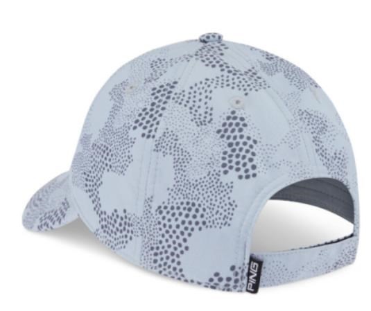 Ping Textured Camo Golf Cap, silver multi