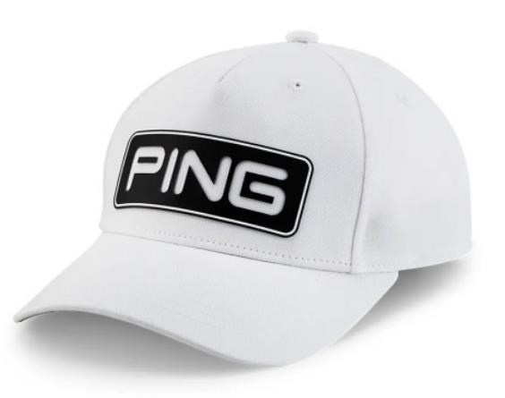 Ping Tour Classic Junior Golf Cap, weiss