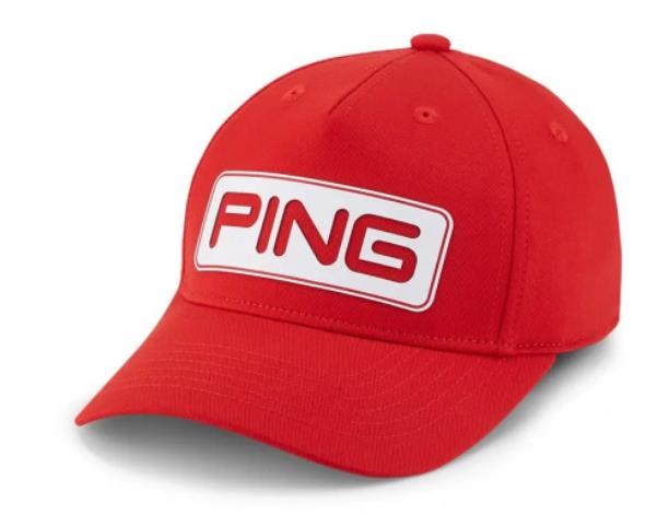 Ping Tour Classic Junior Golf Cap, rot