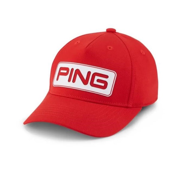 Ping Tour Classic Junior Golf Cap, rot
