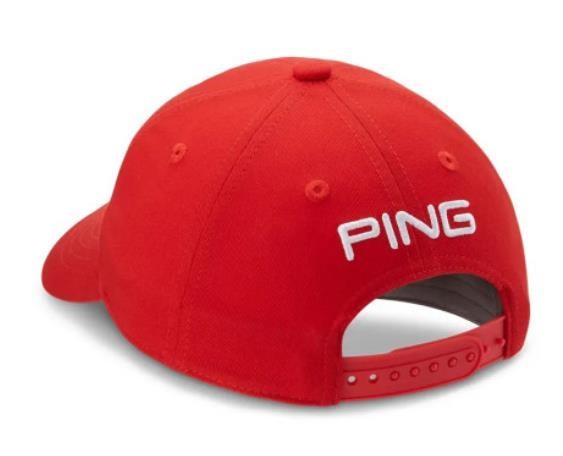 Ping Tour Classic Junior Golf Cap, rot